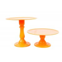 Suporte Redondo Laranja  Neon Baixo  Suporte Redondo Laranja  Neon Baixo